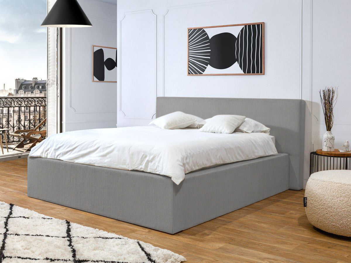 Lit coffre NIHAD rangement XL