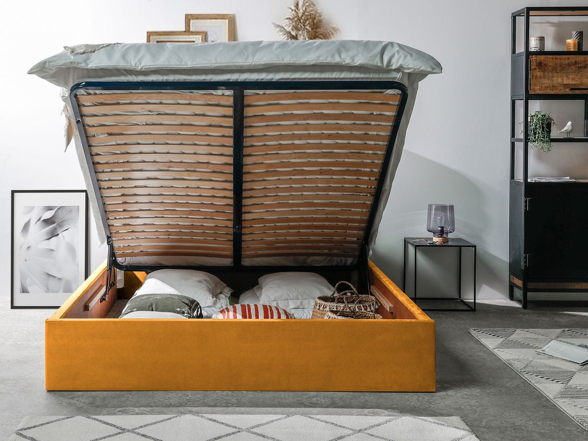 Lit coffre PALMYRE Velours