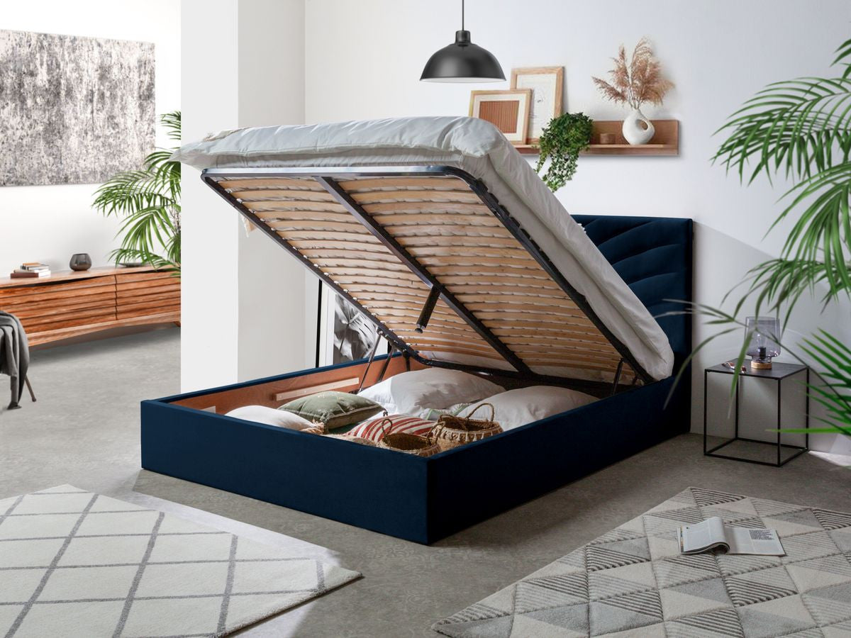Lit coffre PALMYRE Velours