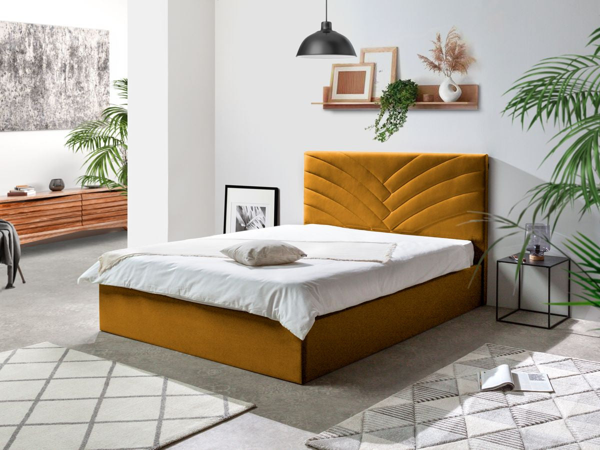 Lit coffre PALMYRE Velours