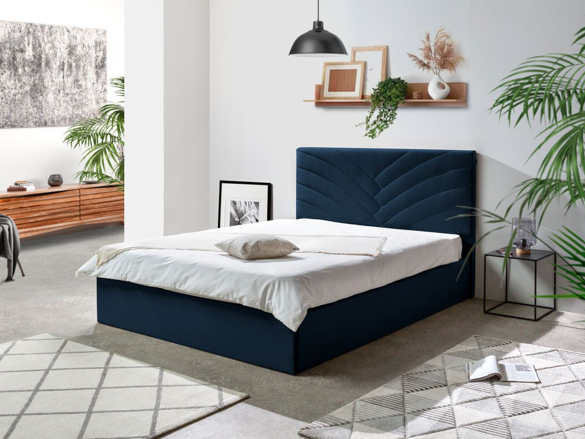 Lit coffre PALMYRE Velours