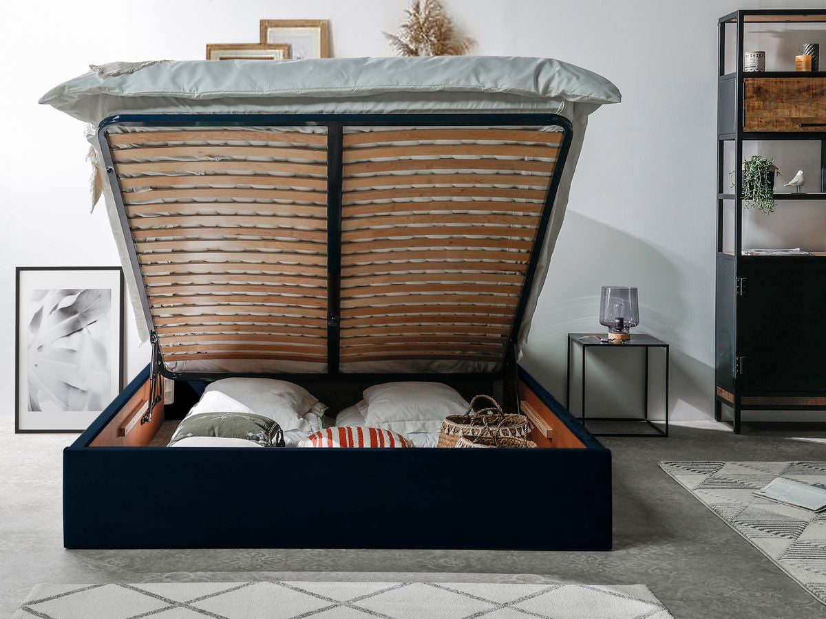 Lit coffre PALMYRE Velours