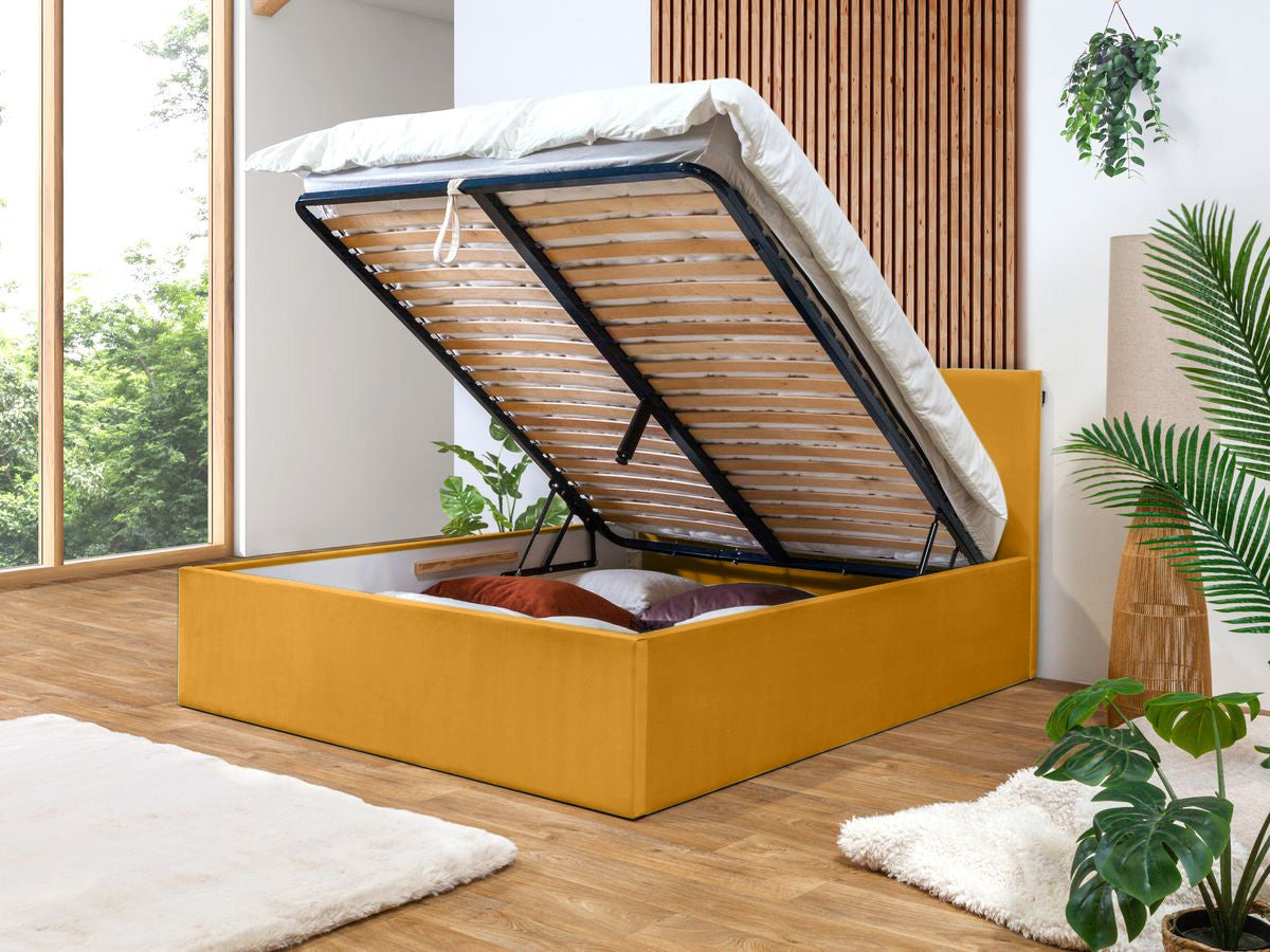 Lit coffre VIVARA rangement XL