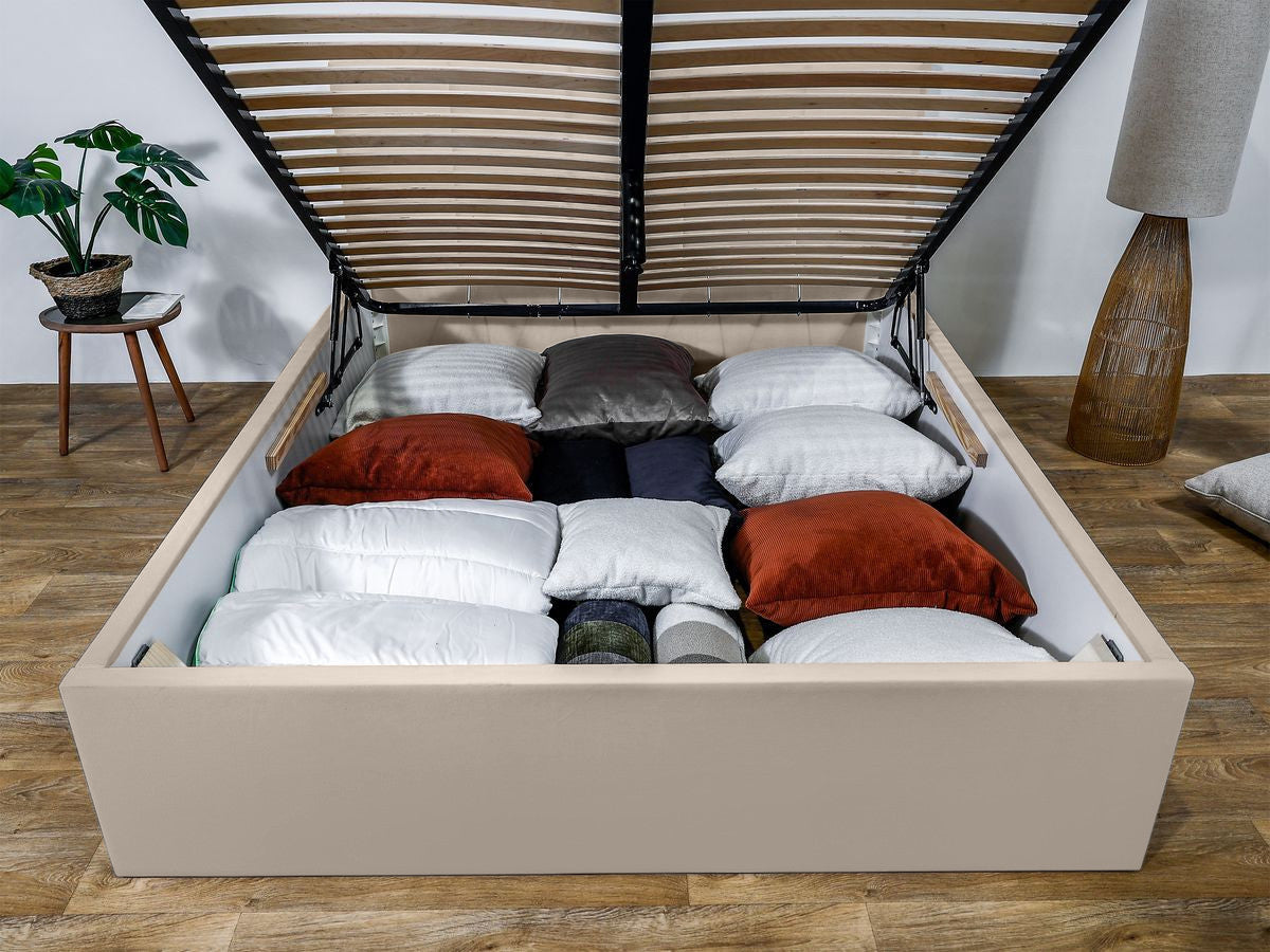 Lit coffre VIVARA rangement XL