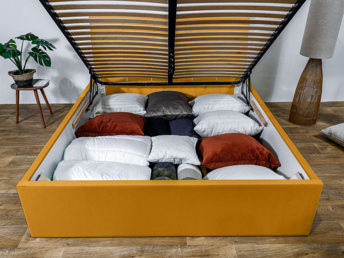 Lit coffre VIVARA rangement XL