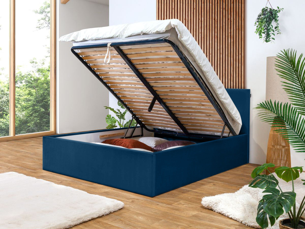 Lit coffre VIVARA rangement XL