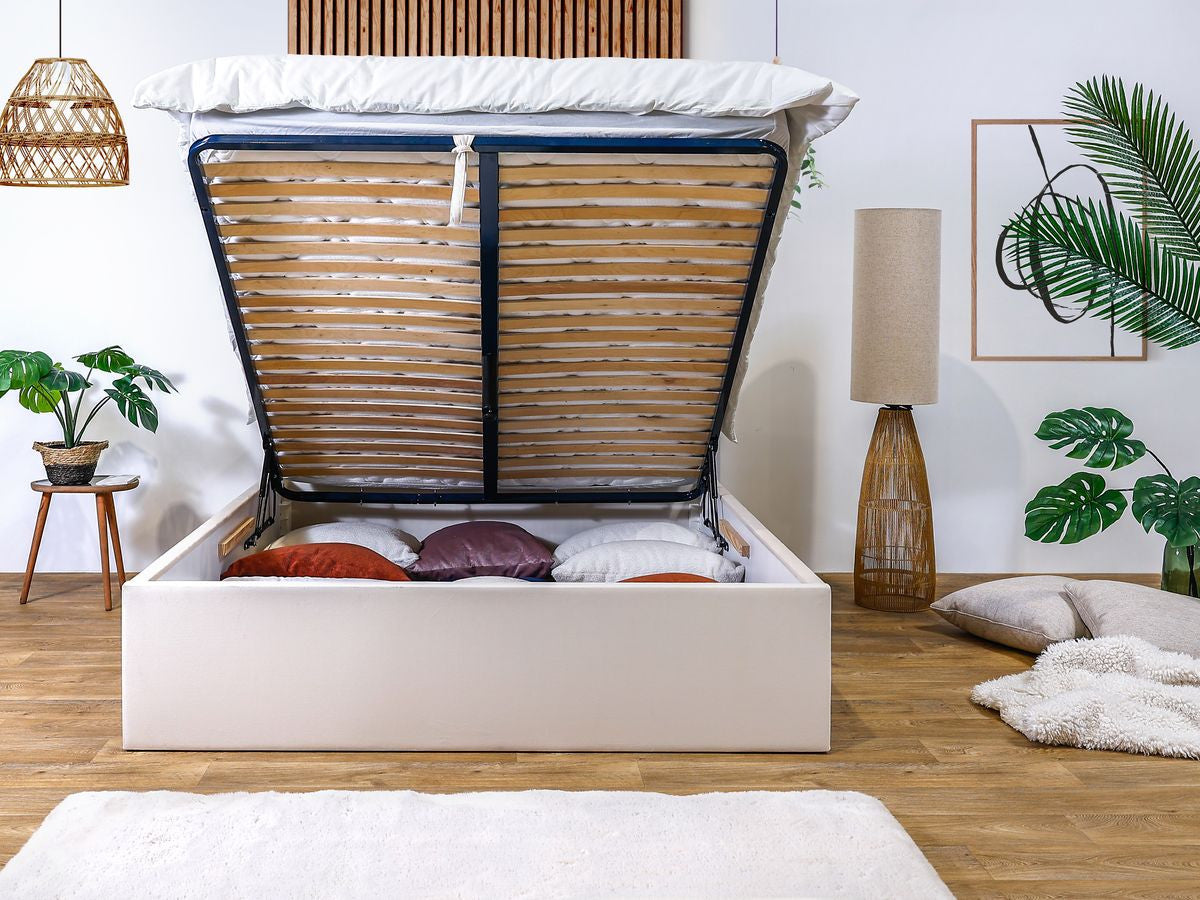 Lit coffre VIVARA rangement XL