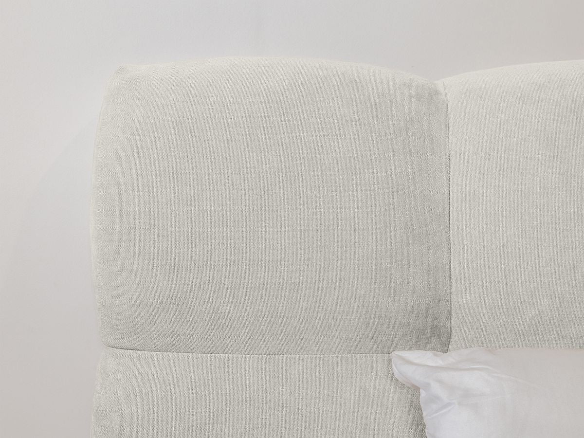 Lit KUMO lattes massives pieds en bois naturel