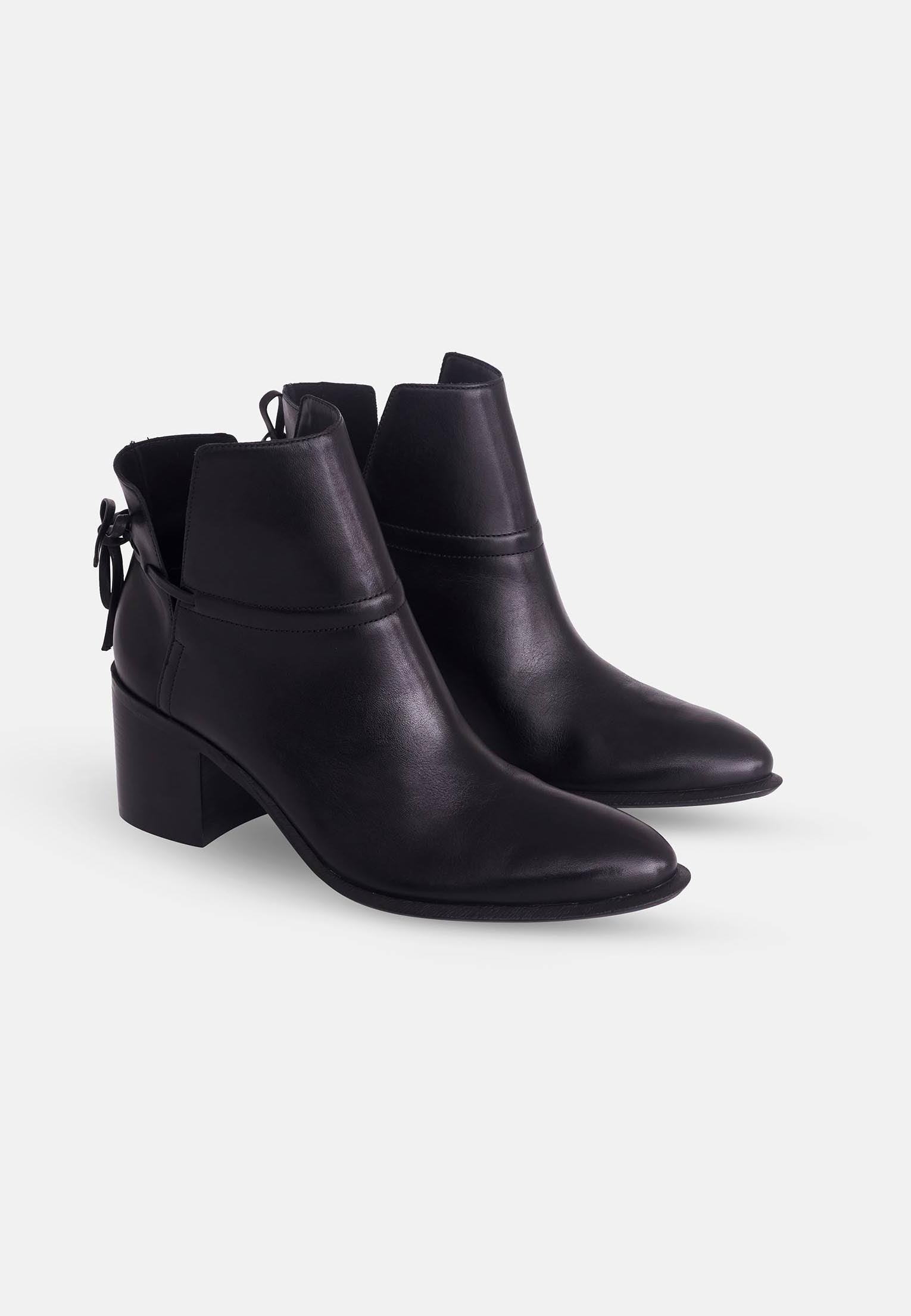 Bottines à Talon Attalea Mangará - Chaussures en Cuir Élégantes