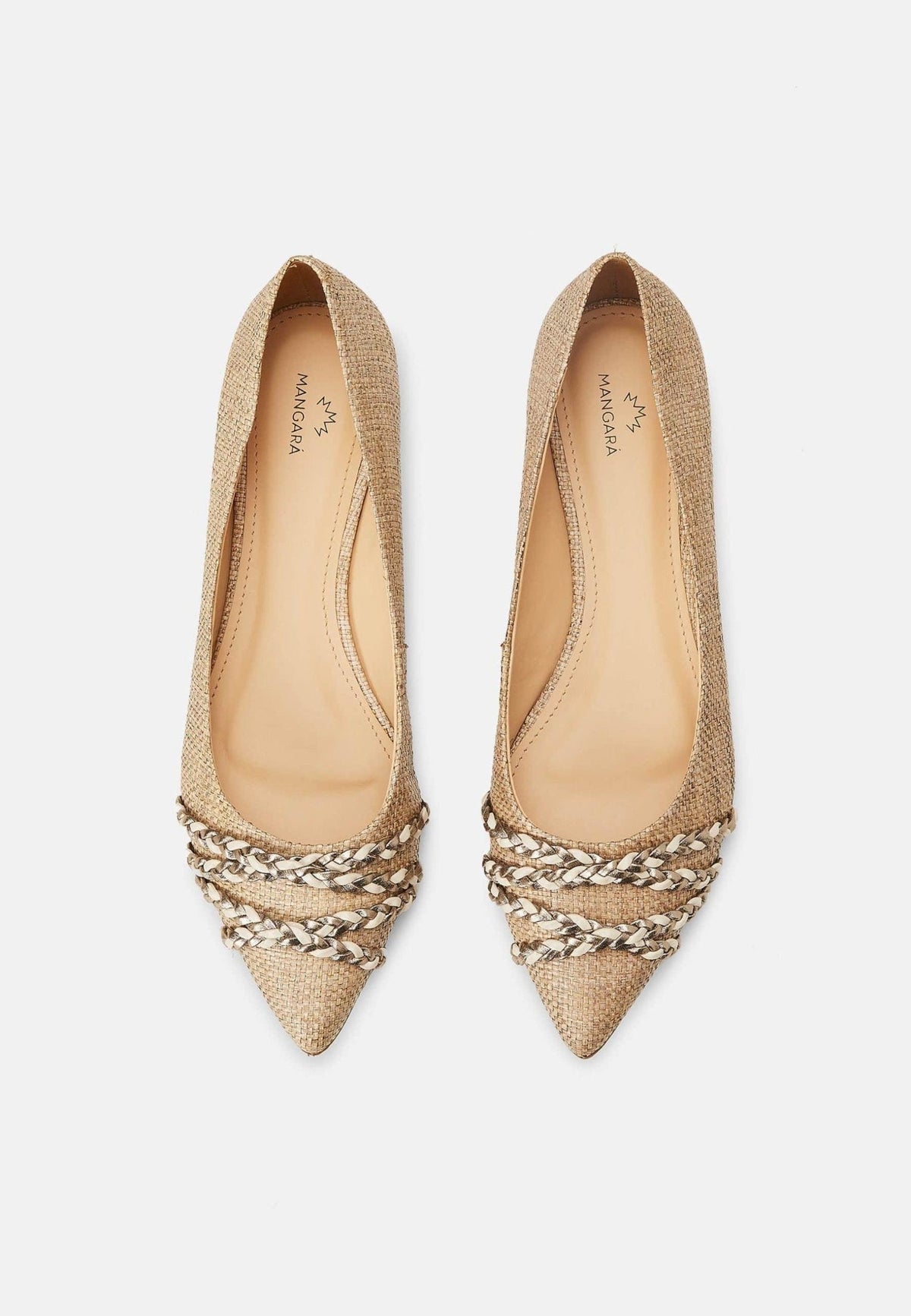 Ballerines Beige Guarandi Mangará - Confort Élégant pour Femmes