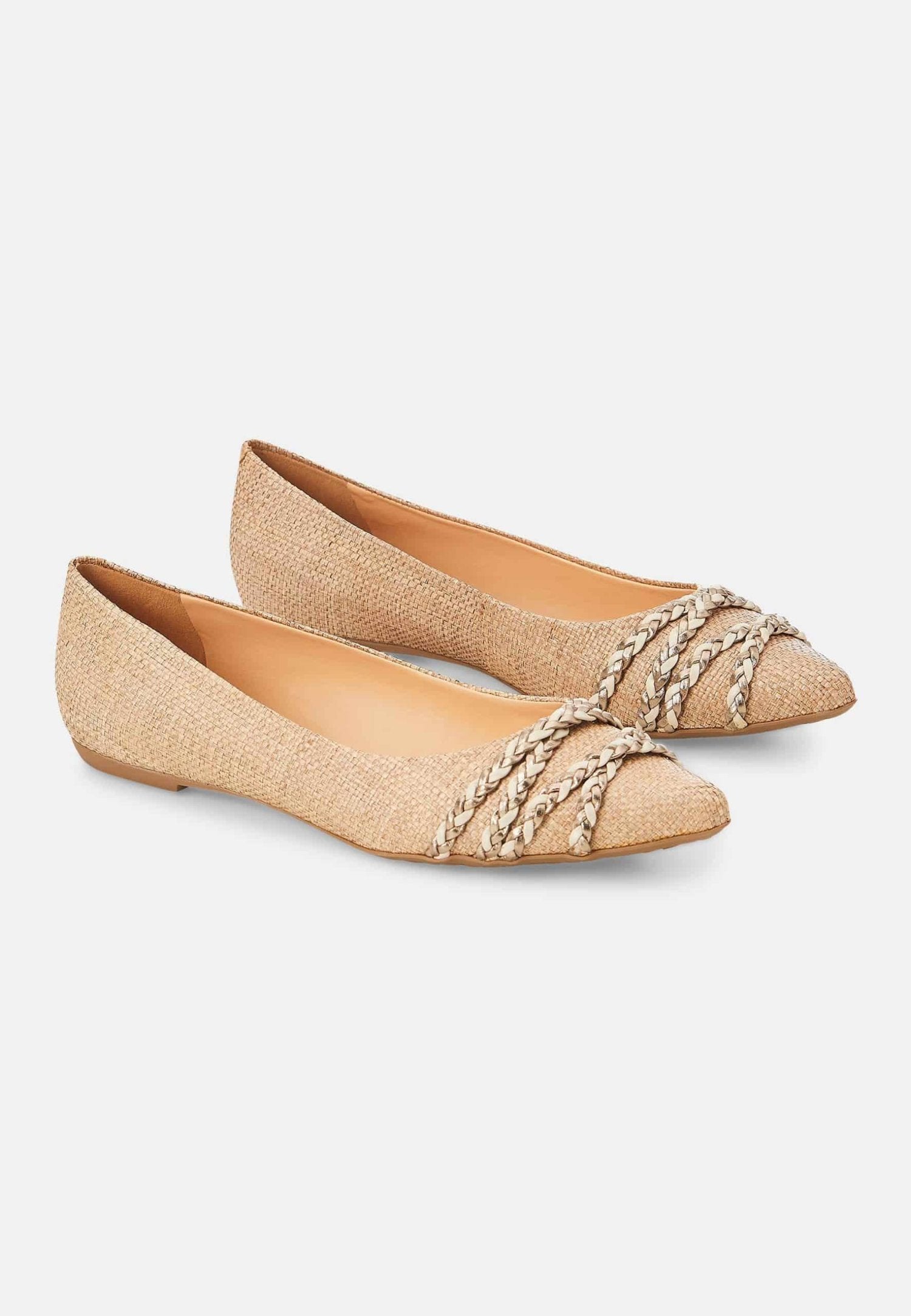 Ballerines Beige Guarandi Mangará - Confort Élégant pour Femmes