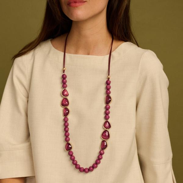 Collier - Kerano Aubergine