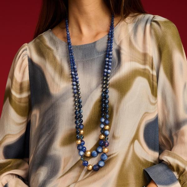 Collier - Pan87Lang Bleu