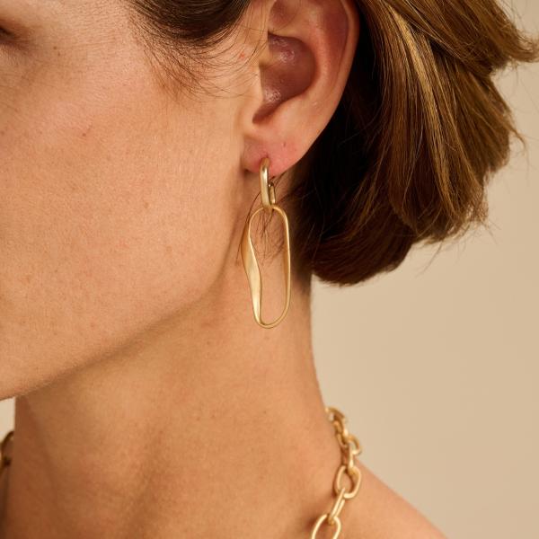 Boucles - Deef D'Oreilles Doré Mat