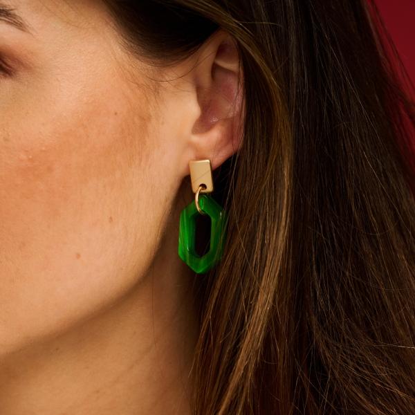 Boucles - Kit D'Oreilles Verte