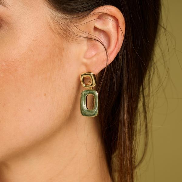 Boucles - Friso D'Oreilles Vert