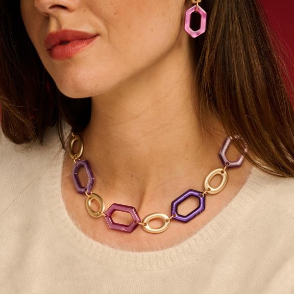 Collier - Kit Mauve