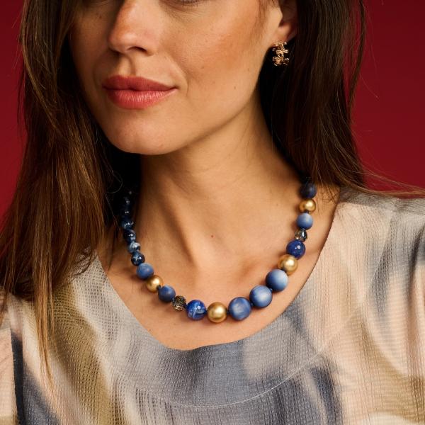 Collier - Pan87 Bleu