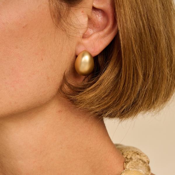 Boucles - Dob107 D'Oreilles Doré Mat