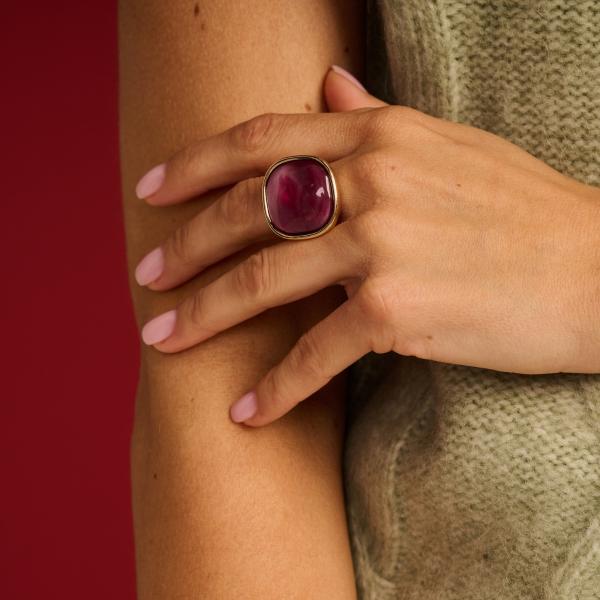 Bague - Kri3 Aubergine