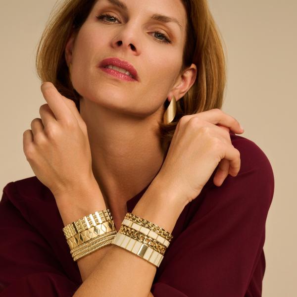 Bracelet - Cab 50 Dore