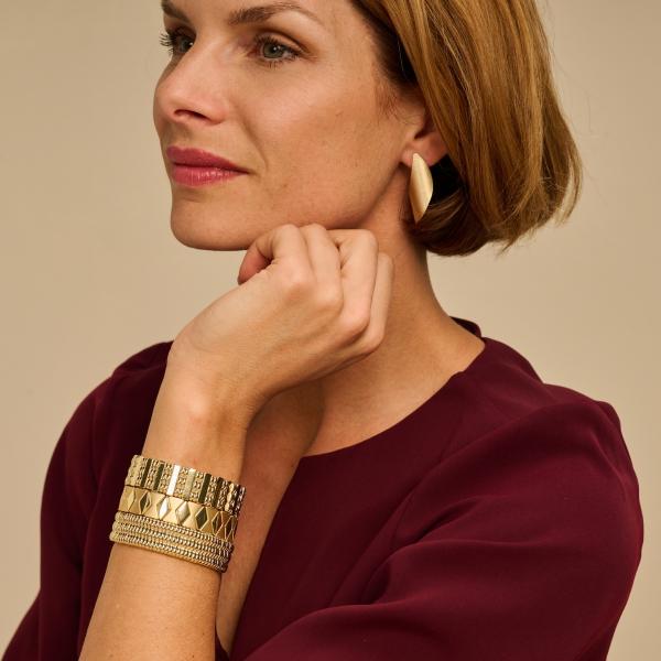 Boucles - Dob101 D'Oreilles Doré Mat