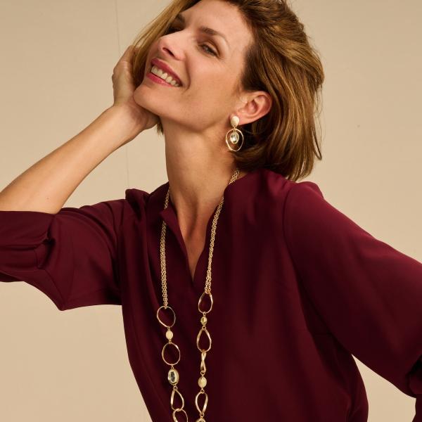 Boucles - Gwen D 'Oreilles Beige