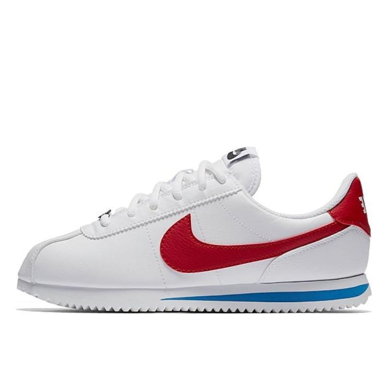 Nike - Nike Cortez Basic Forrest Gump - White/Varsity Royal-Varsity Red
