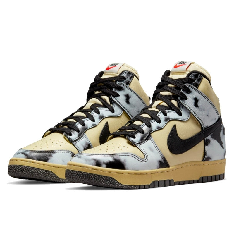 Nike - Nike Dunk High 1985 Black Acid Wash - Lemon Drop/Black-Saturn Gold