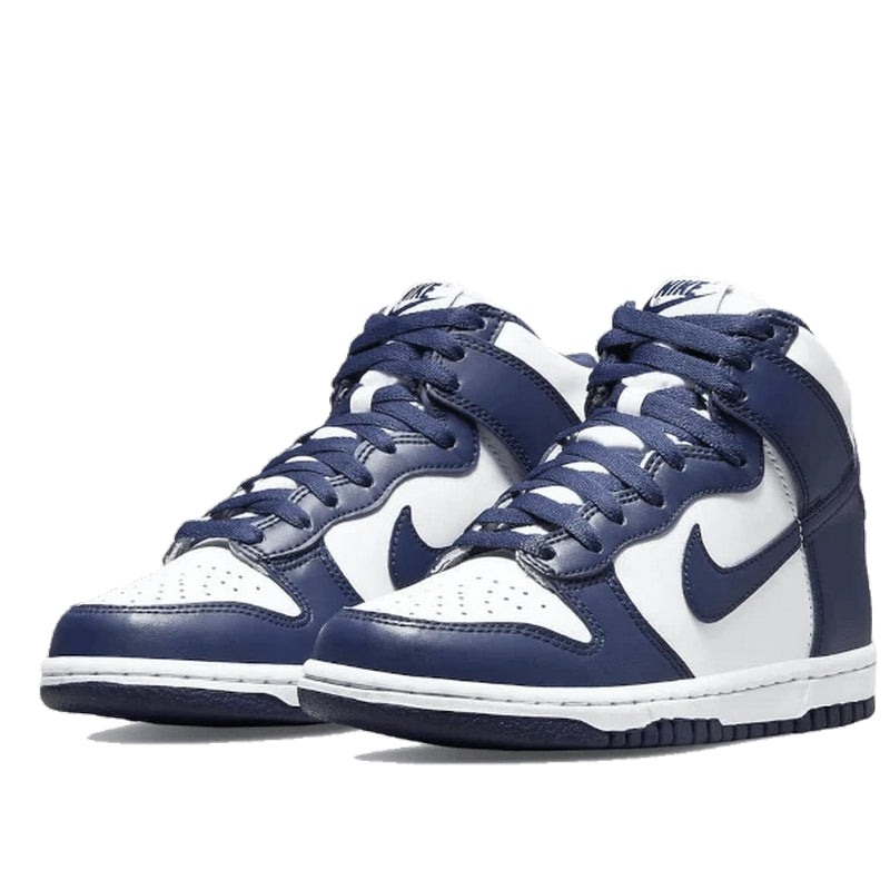 Nike - Nike Dunk High Midnight Navy - White/Midnight Navy