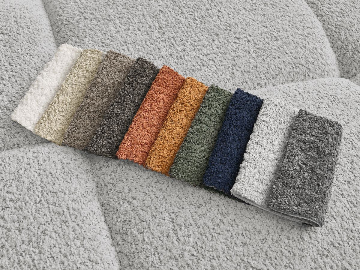 Pouf ALYA tissu bouclette