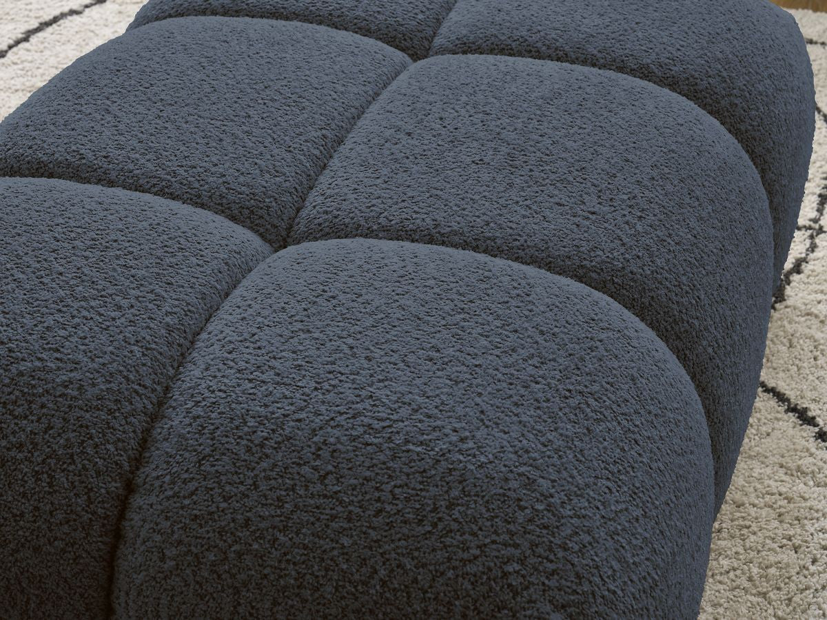 Pouf ALYA tissu bouclette