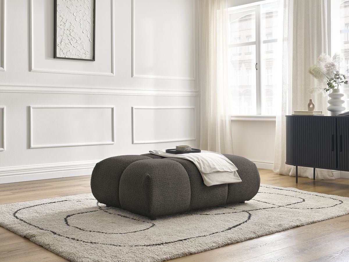 Pouf ALYA tissu bouclette