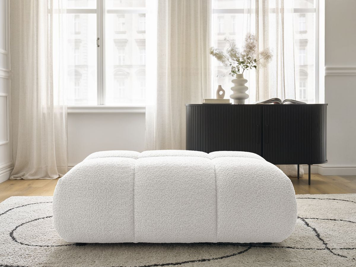 Pouf ALYA tissu bouclette