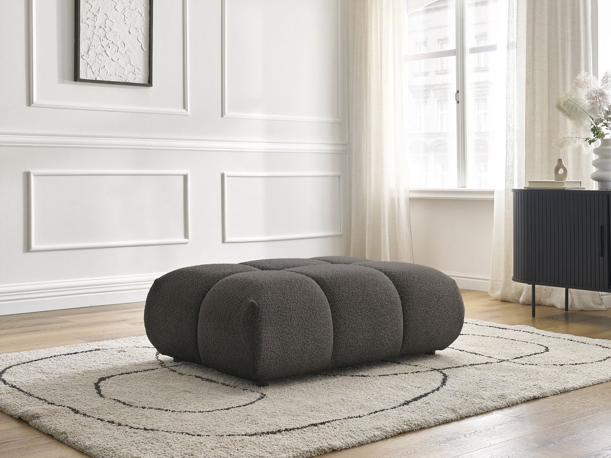 Pouf ALYA tissu bouclette