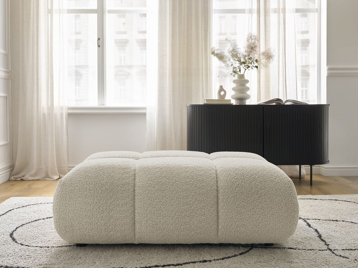 Pouf ALYA tissu bouclette