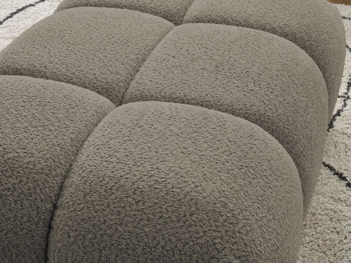 Pouf ALYA tissu bouclette