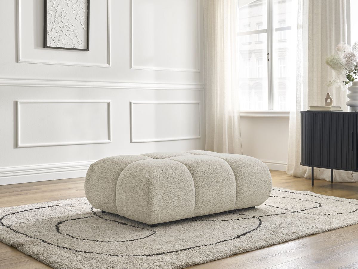 Pouf ALYA tissu bouclette