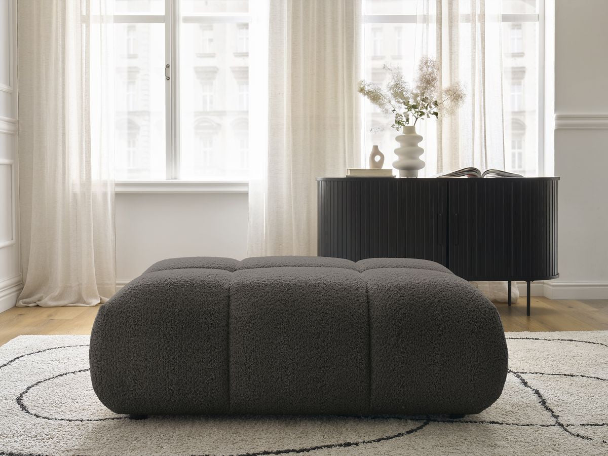 Pouf ALYA tissu bouclette