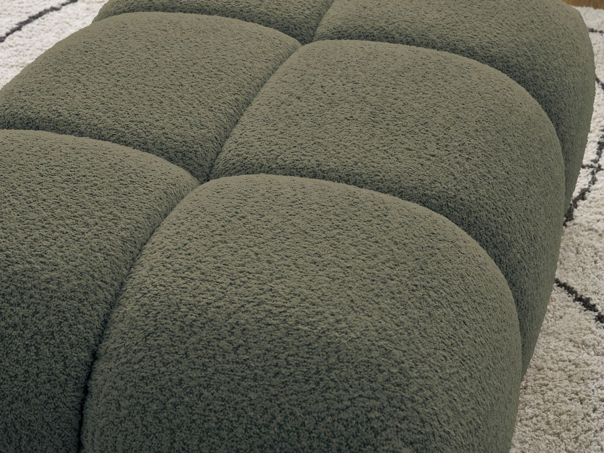Pouf ALYA tissu bouclette