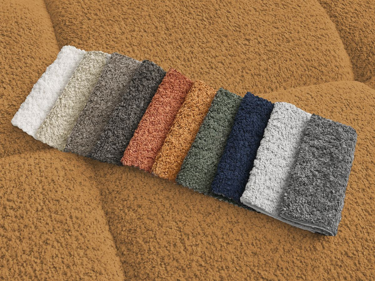 Pouf ALYA tissu bouclette