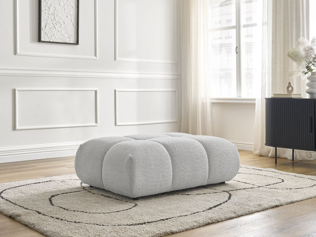 Pouf ALYA tissu bouclette
