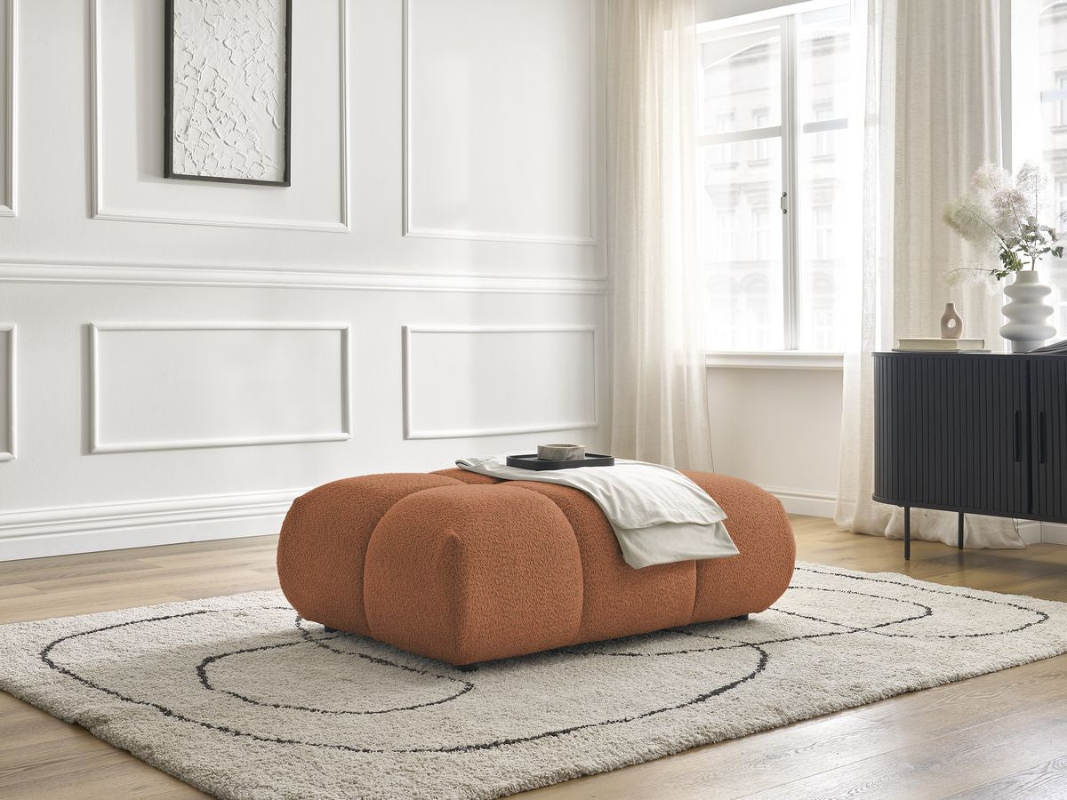 Pouf ALYA tissu bouclette