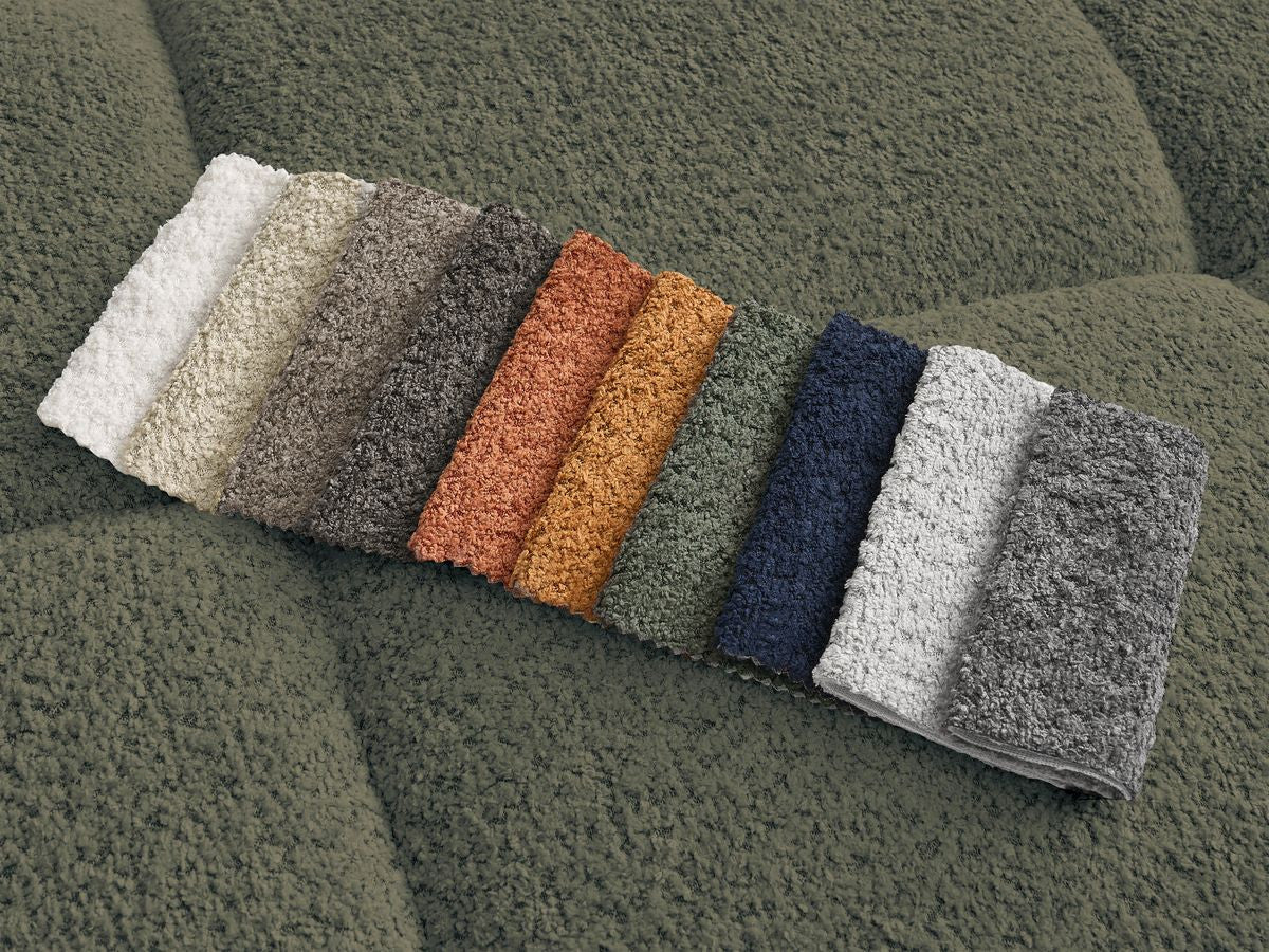 Pouf ALYA tissu bouclette