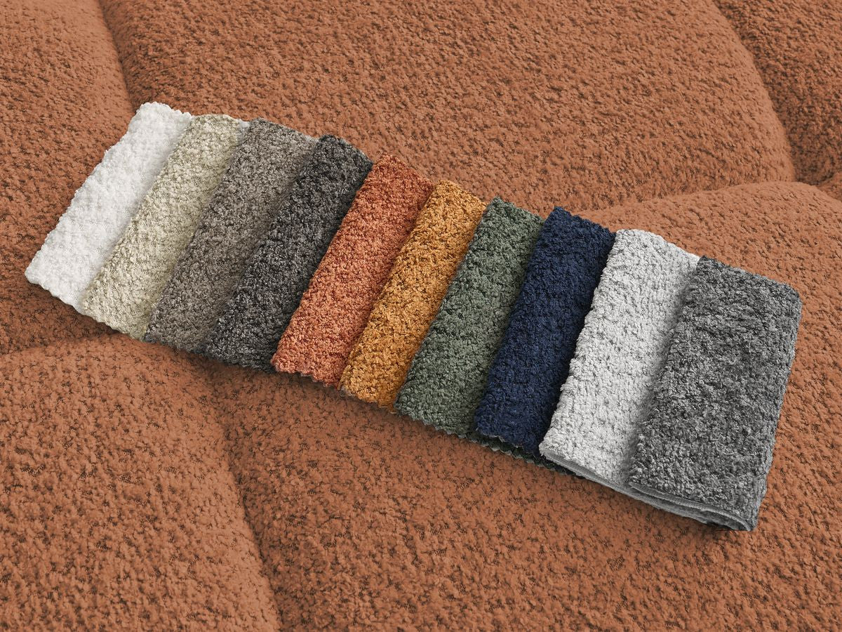 Pouf ALYA tissu bouclette