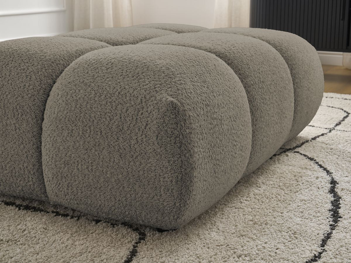 Pouf ALYA tissu bouclette