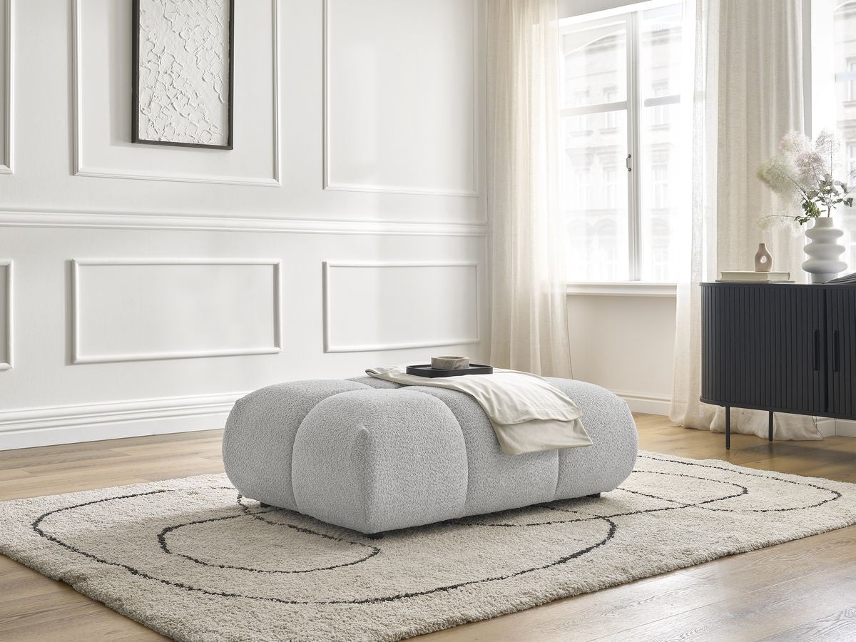 Pouf ALYA tissu bouclette