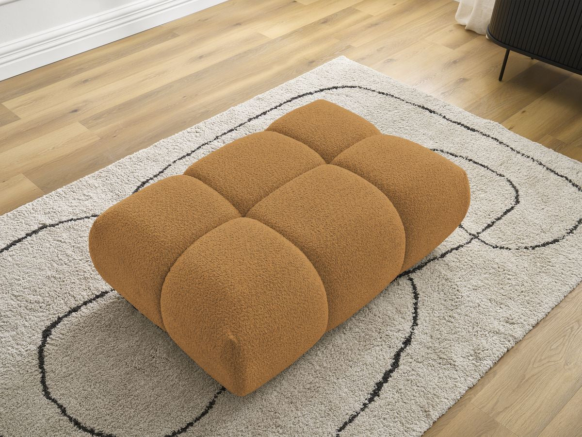 Pouf ALYA tissu bouclette