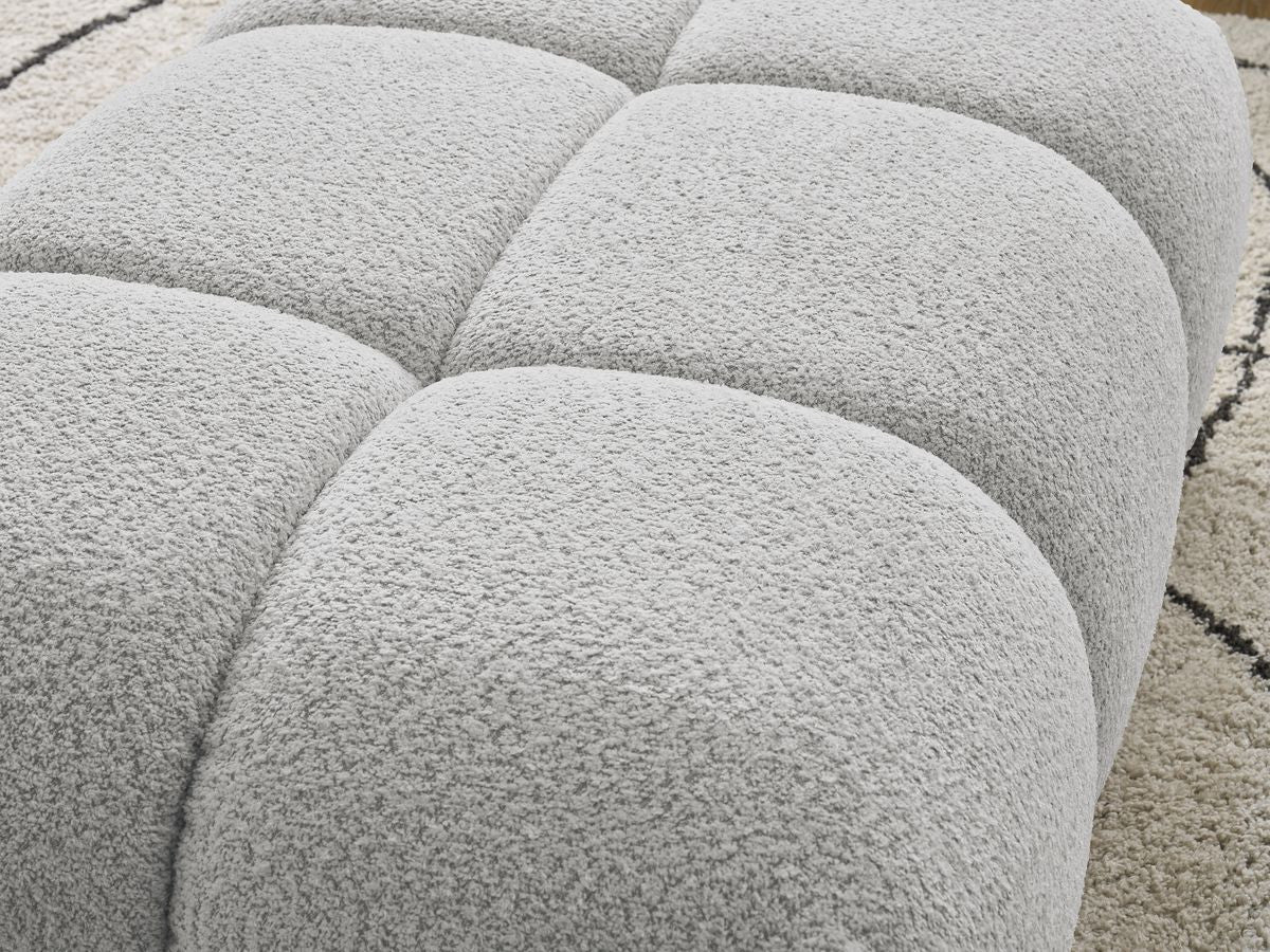 Pouf ALYA tissu bouclette