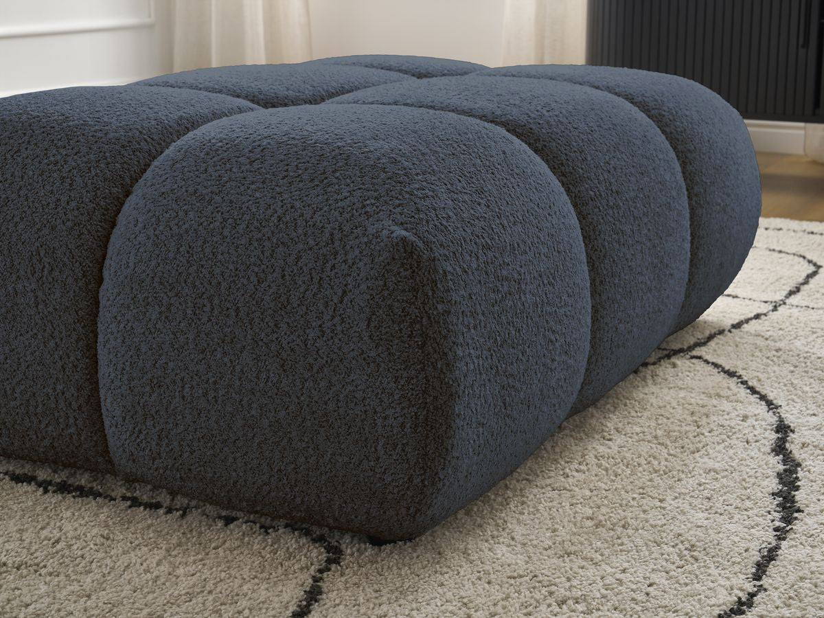 Pouf ALYA tissu bouclette